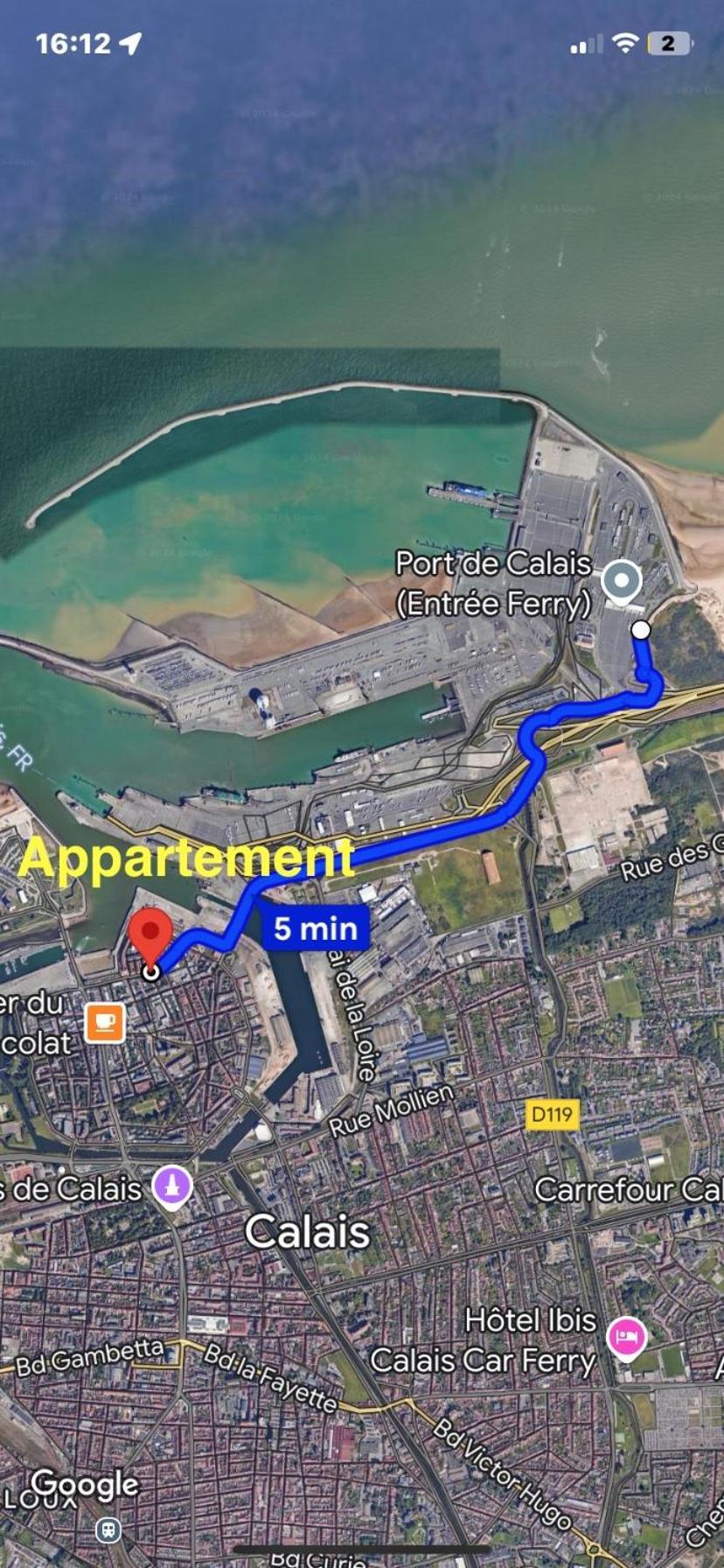 Le Logis De La Marina Lejlighed Calais Eksteriør billede